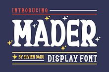 Mader - Display Font