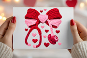 Crochet Nurse Valentine PNG, an Illustration by Canvas Craft (Thumbnail 5 of 7)