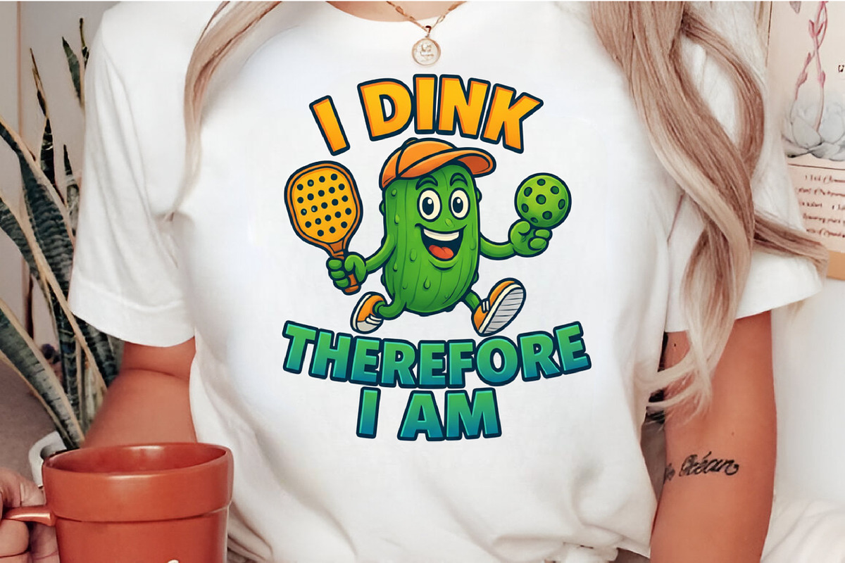 Funny Pickle ball PNG, an Illustration by Craft Nest (Photo 2 of 6)