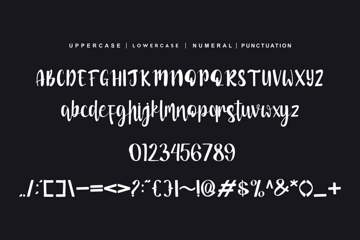 Drescode Typograph Font, a Handwritten Font by QR Design Studio (Photo 7 of 8)
