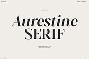 Aurestine Serif, a Serif Font by Typehill (Thumbnail 1 of 14)