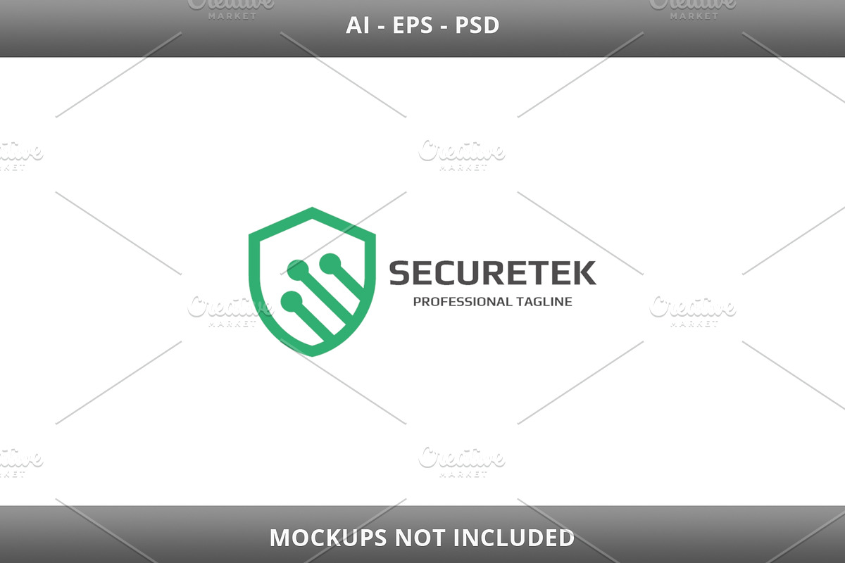 Securetek Logo, a Branding & Logo Template by Design_Planet