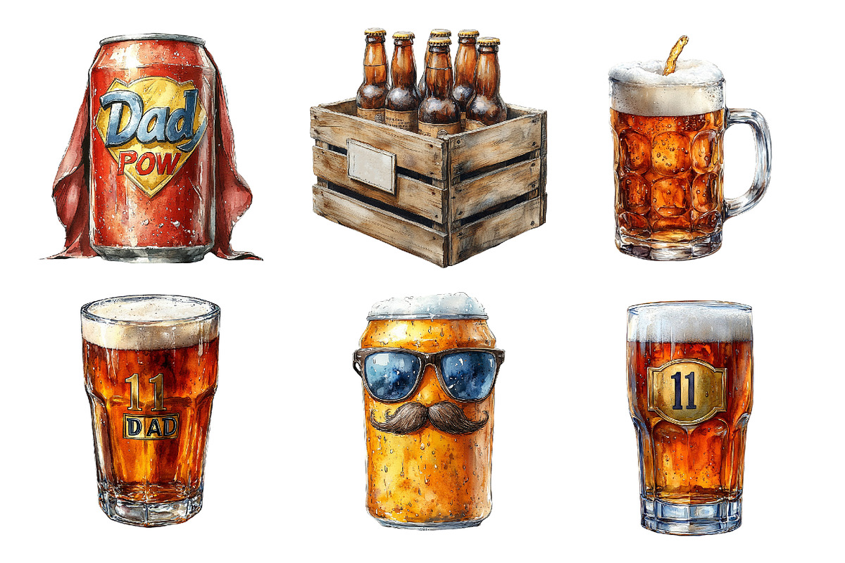 Dad Needs a Cold Beer PNG, an Illustration by SinaCreation (Photo 3 of 5)