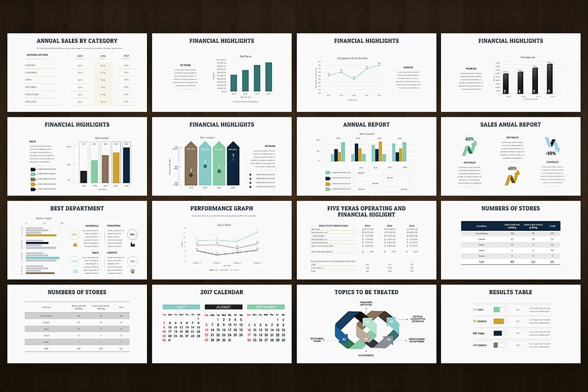 Annual Report Keynote presentation, a Presentation Template by Zacomic Studios (Photo 3 of 4)