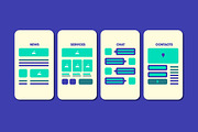 Ecommerce Mobile App Wireframe, a Wireframe Template by MightyDesign (Thumbnail 4 of 7)