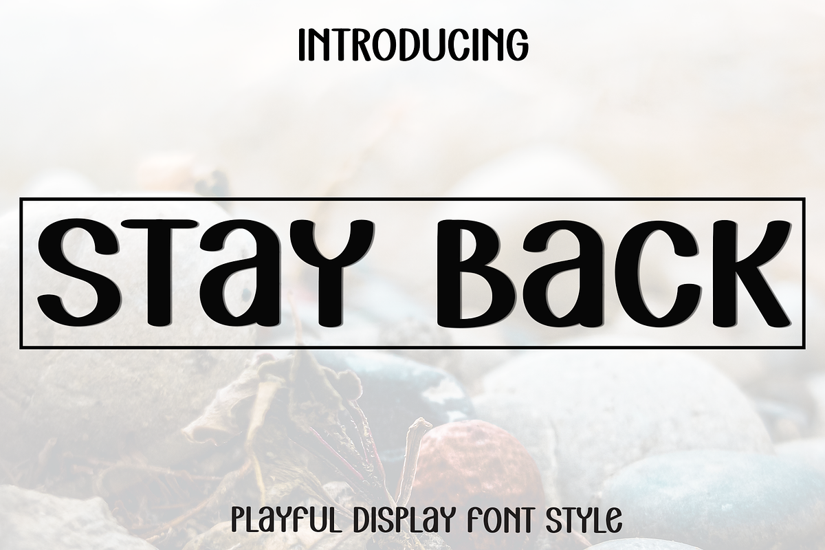 Stay Back, a Script Font by InermediaSTUDIO (Photo 1 of 8)