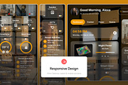 HomeNest — Smart Home Command UI, a Landing Page Template by productype1 (Thumbnail 3 of 5)