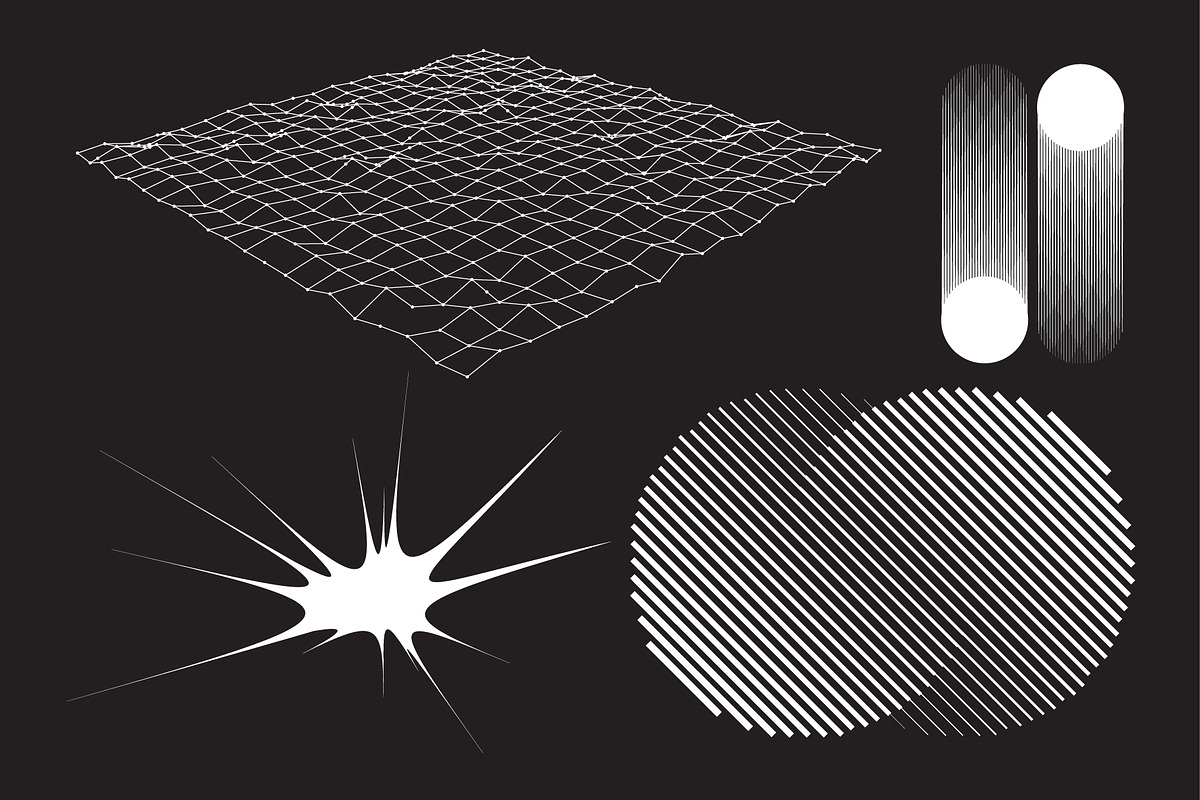 100+ Abstract Vector Shapes, a Background Graphic by Vanzyst (Photo 10 of 17)
