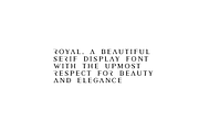 Royal - An elegant luxurious font, a Serif Font by MoonBandit (Thumbnail 4 of 5)
