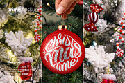 Hand Holding Christmas Ball Mockup, a Product Mockup by PrimeMockup (Thumbnail 8 of 10)