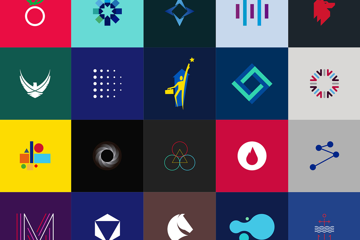 100 Logotypes & symbols bundle, a Branding & Logo Template by Srg® (Photo 7 of 9)