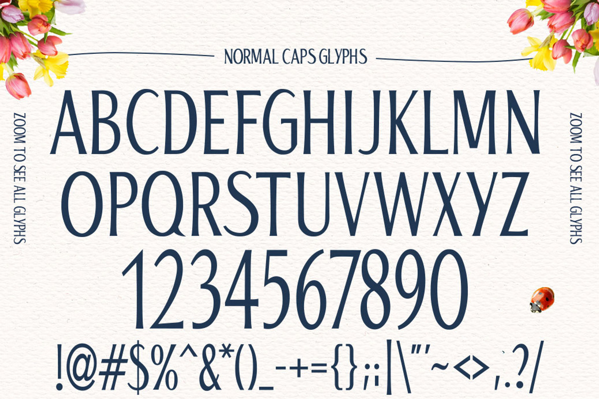 Picnic Caps Font preview 2