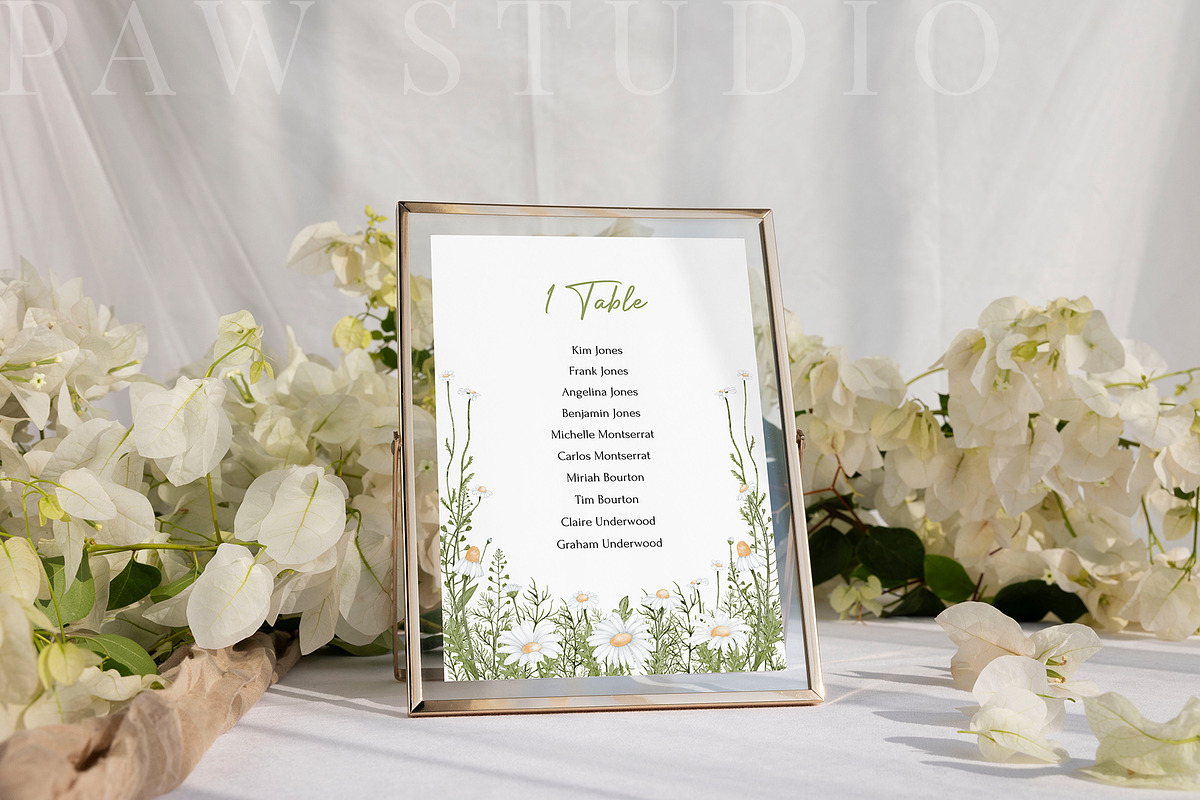Card Mockup 5x7 Table Number BGF, a Product Mockup by PawMockups (Photo 5 of 10)
