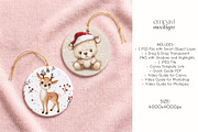 Round Ornament Mockup Set of 2, a Household Mockup by EmpaviMockups (Thumbnail 4 of 5)
