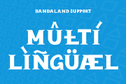 Bandaland – Stylized Serif Font, a Serif Font by Craft Supply Co. (Thumbnail 8 of 8)