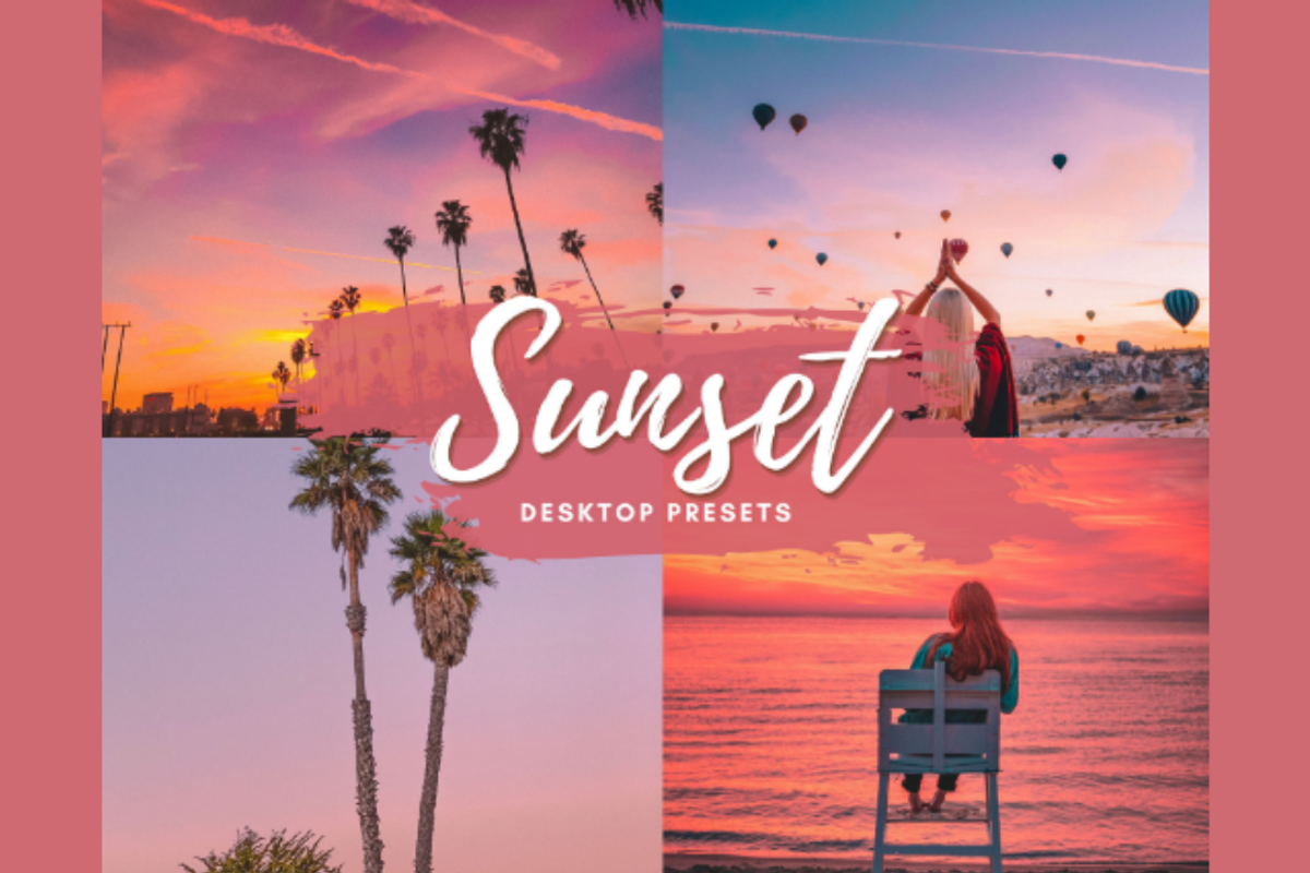 SUNSET Desktop Lightroom Presets, an Action Add-On by 123PRESETS.COM (Photo 1 of 9)