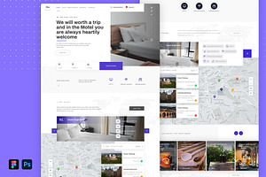 Hotel Booking Landing Page Template