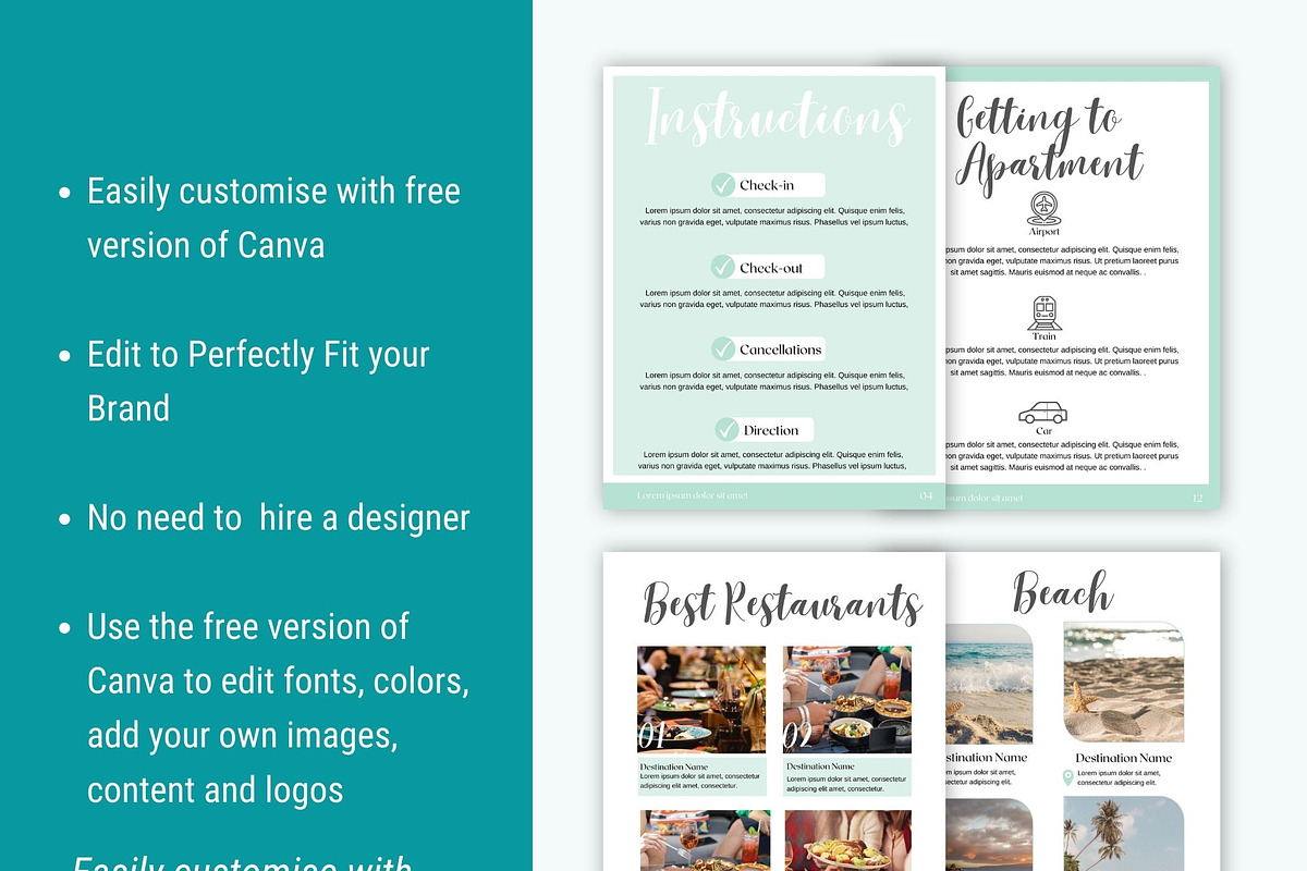 Ultimate airbnb host bundle, a Brochure Template by TimCanvaTemplate (Photo 3 of 11)