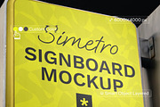 Signboard Store Mockup, an Advertising Mockup by Simetrica Labs (Thumbnail 3 of 4)
