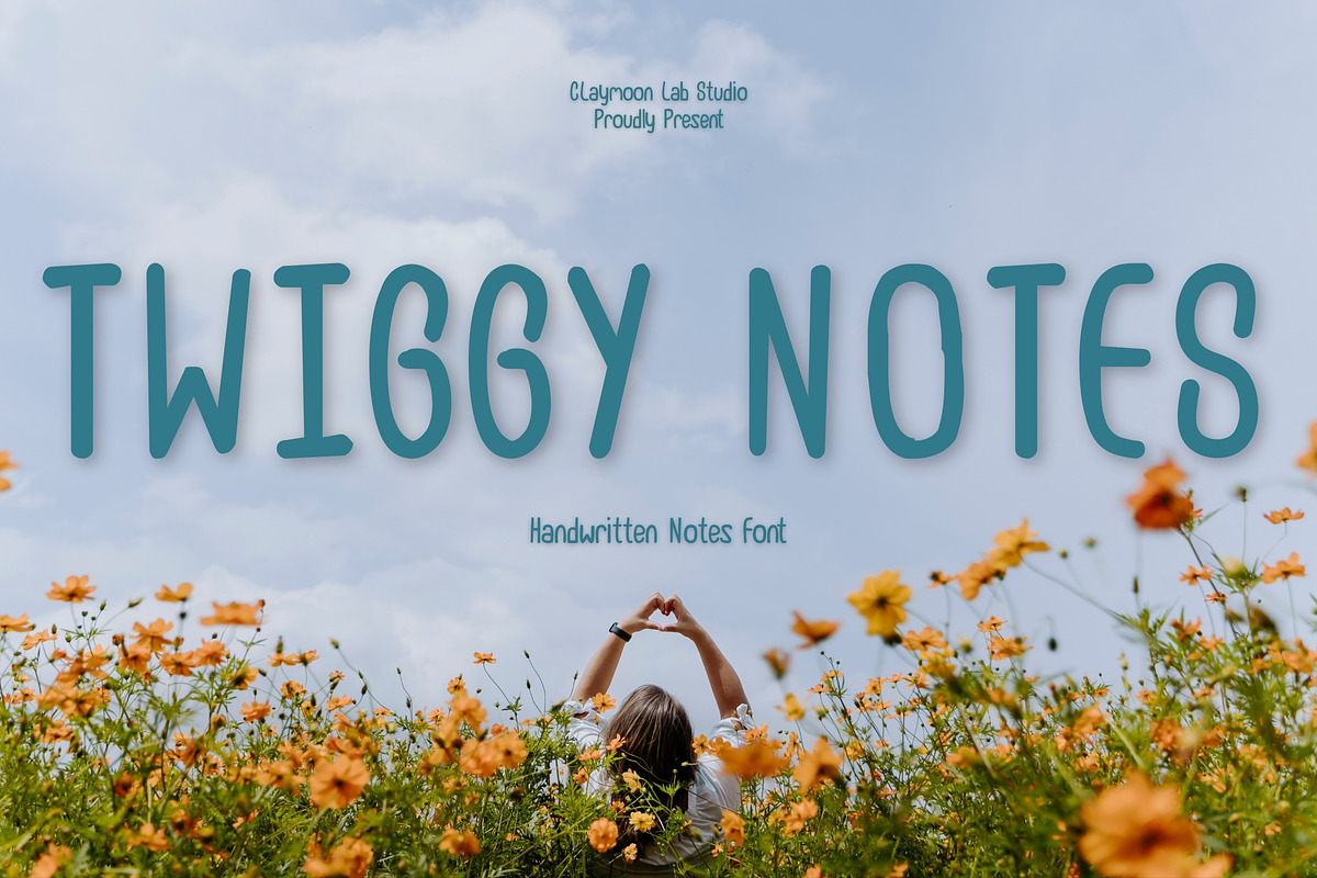 New Twiggy — Handwritten Font, a Handwritten Font by Claymoon Lab (Photo 4 of 14)