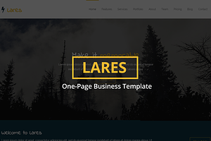 Lares - One-Page Business Template