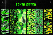 Toxic green seamless patterns pack, a Pattern Graphic by Gudiny (Thumbnail 5 of 8)