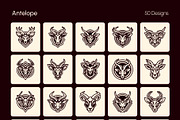 1500 Animal Logos, a Solid Icon by Creative Stall (Thumbnail 9 of 37)