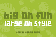 Hoola Hoopa | a big, fun impact Font, a Sans Serif Font by Little Type Factory (Thumbnail 2 of 11)