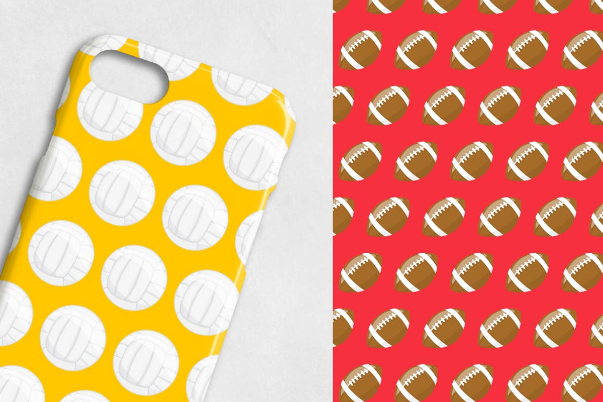 SPORTS EQUIPMENT Pattern collection, a Pattern Graphic by PrettyPatterns (Photo 3 of 5)