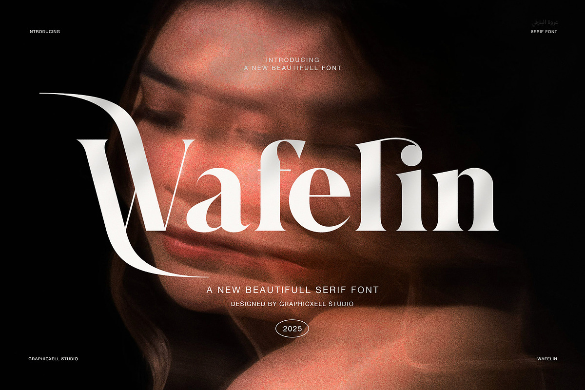 Wafelin Elegant Serif Font, a Serif Font by Graphicxell (Photo 1 of 8)
