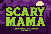 Scary Mama - Halloween Font, a Serif Font by Keithzo (Thumbnail 1 of 5)