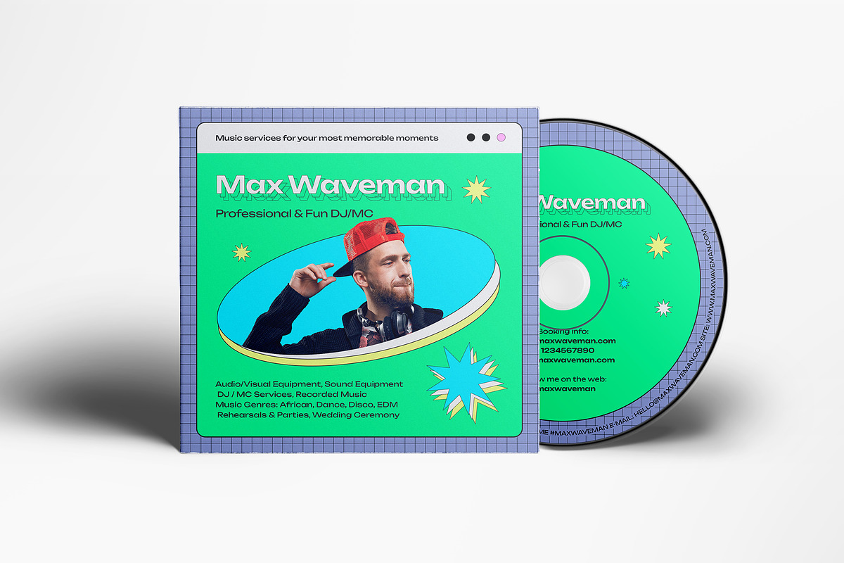 DJ Mix Cover Art Templates #03, a Print Template by vinyljunkie (Photo 13 of 14)