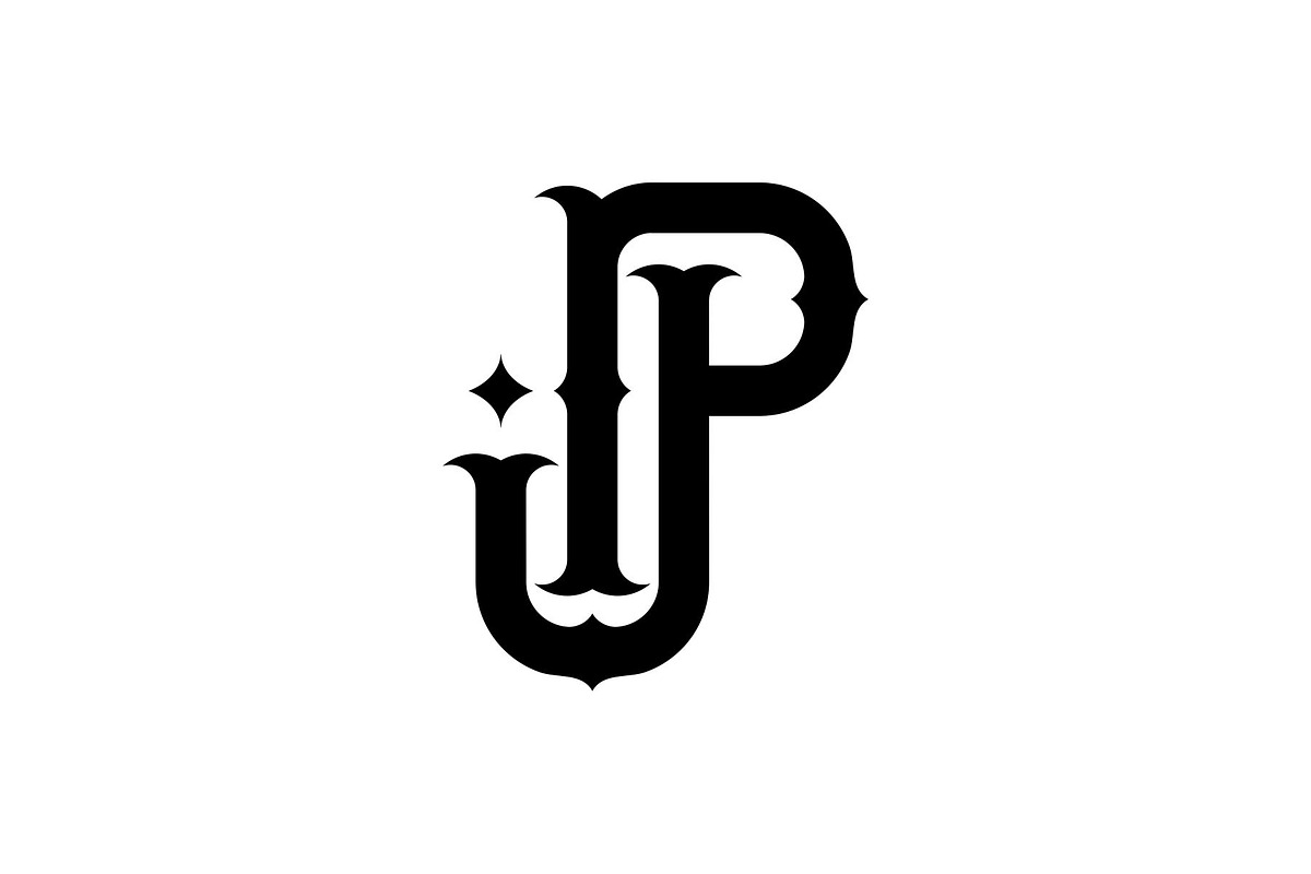 Monogram Letter JP PJ Logo, a Branding & Logo Template by Buqancreative (Photo 1 of 2)