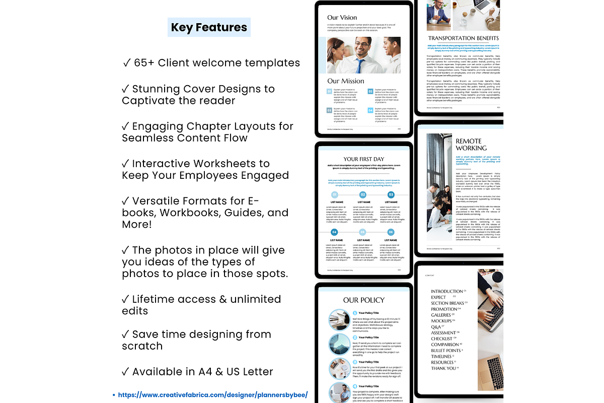 New Employee Onboarding Template, a Branding & Logo Template by PlannersByBee (Photo 6 of 6)