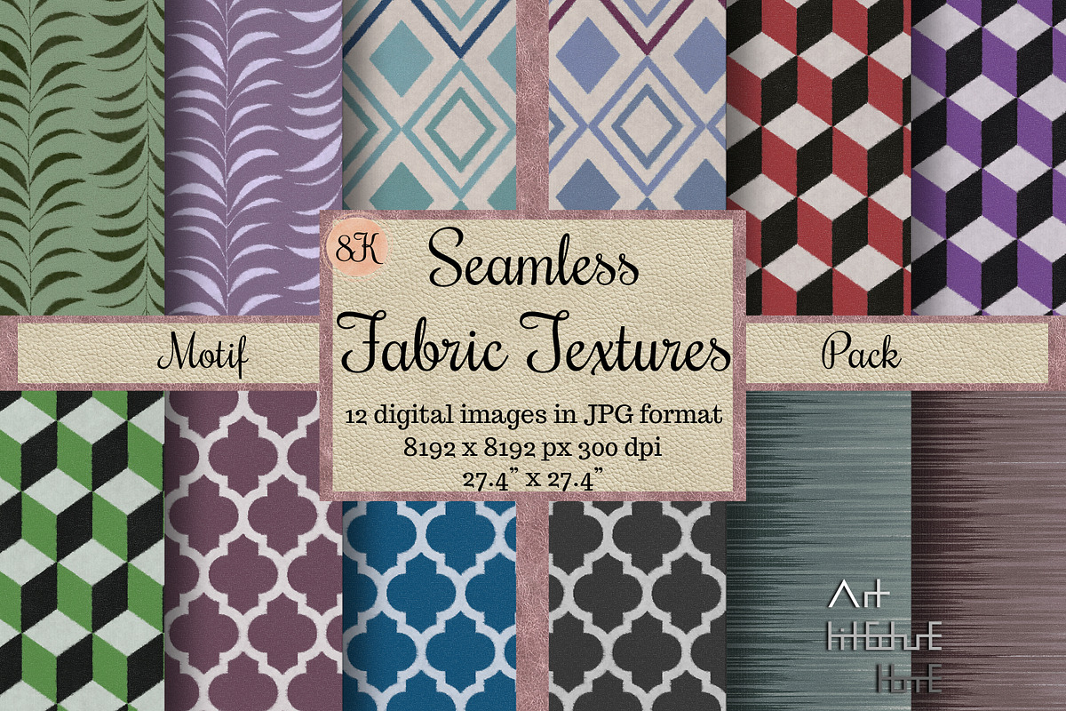 84 Seamless Fabric Textures 8K paper, a Texture Graphic by Arthitecture ...