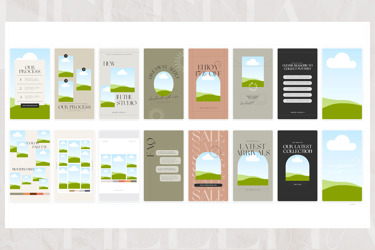 Helena | Canva Instagram Templates, a Social Media Template by Feather & Sage Design (Photo 8 of 10)
