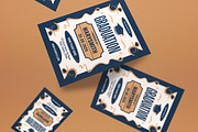 Blue Graduation Party Invitation, an Invitation Template by graphicook (Thumbnail 2 of 3)