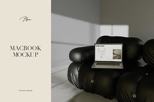 BLEU I Macbook Mockup No.13