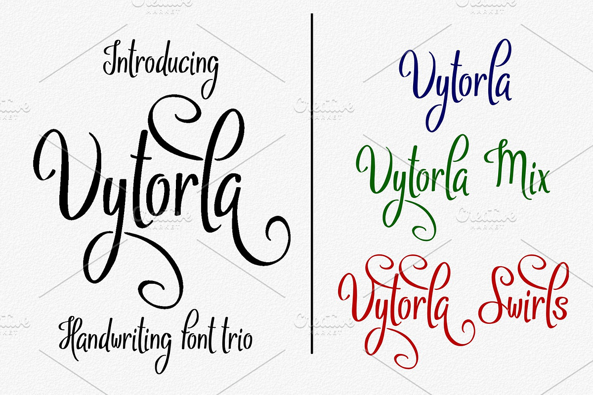 Vytorla Font Trio preview 2