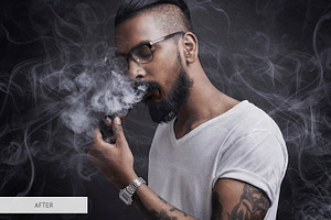 Smoke Effect Photoshop Overlays