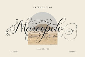 Marcopolo Calligraphy Font