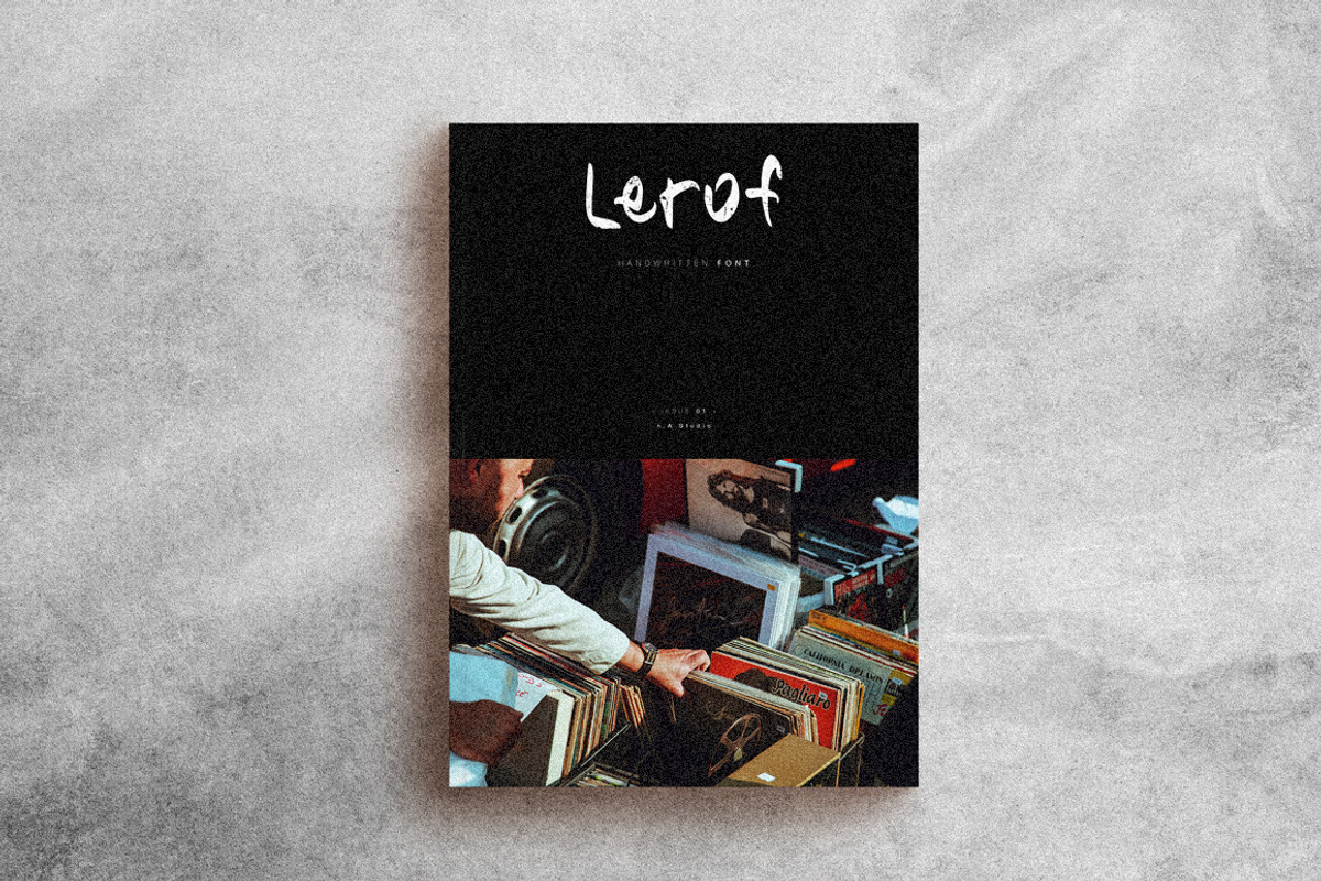 Lerof Font preview 8