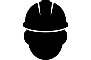 Safety Helmet Silhouette Bundle, a Work Illustration by balal (Thumbnail 8 of 13)