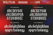 Metal Soup Blackletter Typeface, a Blackletter Font by alit design (Thumbnail 5 of 20)