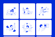 100 People Hand-Drawn Illustrations, a Person Illustration by Vectors Market (Thumbnail 10 of 13)
