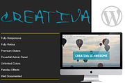 CREATIVA - One Page Parallax Theme, a WordPress Template by CodeLogic (Thumbnail 1 of 4)