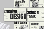 Portfolio Presentation Template, a Presentation Template by Mighty-Slide (Thumbnail 1 of 5)