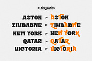 Volt Trix Bold Display Font, a Serif Font by Heinzel Std (Thumbnail 5 of 10)