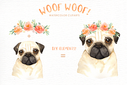 Woof Woof! Dogs Lover Cliparts, an Animal Illustration by everysunsun (Thumbnail 5 of 5)