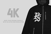 Independent EXP35SSZ Shell Jacket, a Hoody Mockup by Pixel Sauce™ (Thumbnail 3 of 6)